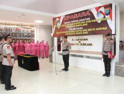 Kapolresta Barelang Pimpin Upacara Sertijab Kapolsek Batu Aji, Kapolsek KKB Hang Nadim serta Pelantikan Kasat Polairud Polresta Barelang dan Kapolsek Batu Ampar