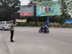 Satlantas Polres Karimun Giatkan Strong Point Sore Pengaturan Lalu Lintas
