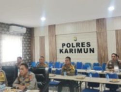 Polres Karimun Laksanakan Zoom Meeting Tentang Penanaman Jagung Serentak Seluruh Indonesia Oleh Karo Binkar SSDM Mabes Polri