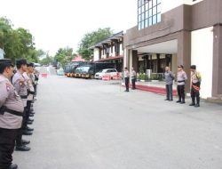 Polresta Barelang Gelar Apel Siaga Antisipasi Libur Panjang Isra Mikraj dan Imlek