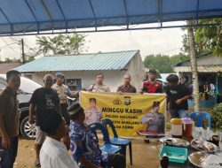 Polsek Sekupang Gelar Minggu Kasih Kamtibmas di Kampung Dangas