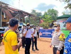 Polresta Barelang Gelar Sidak Truk Sampah dalam Rangka Ops Keselamatan Seligi 2025