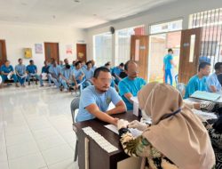 Wujudkan Pemasyarakatan Sehat, Rutan Batam Gelar Layanan Mobile VCT HIV dan Sifilis bagi Warga Binaan