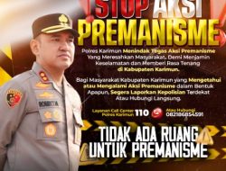 Polres Karimun Tindak Tegas Aksi Premanisme Berkedok Ormas