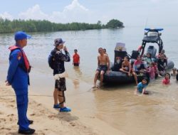 Patroli Perairan Dalam Rangka Libur Waisak, Satpolairud Amankan Pantai Ketam