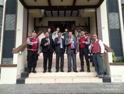 Polsek Batu Aji Monitoring Ibadah Gereja Memperingati Hari Kenaikan Yesus Kristus di Wilayah Kec.Batu Aji