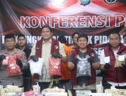 Ditresnarkoba Polda Kepri Berhasil Amankan 2 Tersangka Bongkar Laboratorium Mini Narkoba Di Apartemen Mewah
