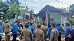 Tim Terpadu Kota Batam Bongkar Bangunan Kos-Kosan yang Jadi Sarang Penyalahgunaan Narkoba di Kawasan Ruli Kampung Madani