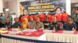 Polresta Barelang Musnahkan Barang Bukti Narkotika Seberat Lebih Dari 1 Kilogram