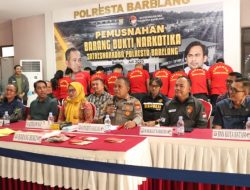 Polresta Barelang Musnahkan Barang Bukti Narkotika Seberat Lebih Dari 1 Kilogram