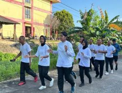 Hari Pertama, 10 Orang CPNS Rutan Batam Jalani Pembekalan Latihan Fisik