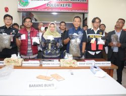 Polda Kepri Musnahkan Barang Bukti Narkotika Hasil Pengungkapan Kasus Selama Oktober 2025