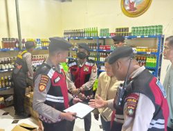 DITSAMAPTA POLDA KEPRI RINGKUS 16 PENJUAL MIRAS ILEGAL DI KOTA BATAM