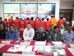 Dipimpin Kapolresta Barelang, Satresnarkoba Musnahkan Barang Bukti Narkotika Hasil Ungkap 9 Kasus