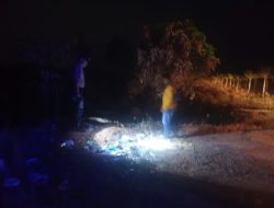 Respon Cepat Polsek Galang Tindak Lanjuti Laporan 110, Cek Lokasi Diduga Kebakaran Hutan Di Pantai Nirwana