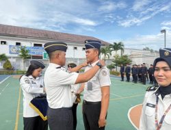 Dedikasi Berbuah Penghargaan. 29 Pegawai Rutan Batam Naik Pangkat