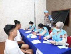 POLDA KEPRI KEDEPANKAN PRINSIP BETAH DALAM PELAKSANAAN RIKKES TAHAP I SELEKSI BINTARA POLRI T.A. 2026