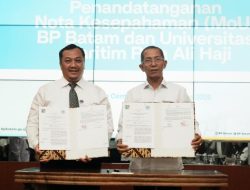 Jalin Kerja Sama Riset dan Kajian Kemaritiman, BP Batam Teken MoU dengan UMRAH