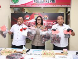 DITRESNARKOBA POLDA KEPRI UNGKAP 16 KASUS NARKOTIKA, AMANKAN 17 TERSANGKA DAN GAGALKAN PEREDARAN SABU, EKSTASI, SERTA ETOMIDATE JARINGAN INTERNASIONAL