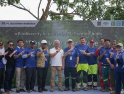 Perkuat Ketahanan Air Baku, BP Batam Gandeng Mc Dermott Tanam 400 Bambu Betung di Bendungan Sei Nongsa