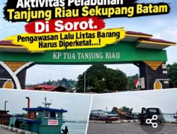 Aktivitas Pelabuhan Tanjung Riau Sekupang Batam Menjadi Sorotan.Pengawasan Lalu Lintas Barang Harus Diperketat