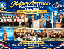 ‎Polda Kepri Perkuat Sinergi Dengan Insan Pers,Terima Apresiasi Pada HUT Ke -5 AMSI Kepri 