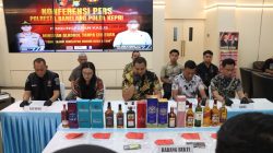 Polresta Barelang Grebek Gudang Mikol di Bengkong, Ribuan Botol Di Sita