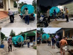 Polsek Nongsa Kawal Pendistribusian 46 Tangki Air Bersih untuk Warga Terdampak Gangguan Air