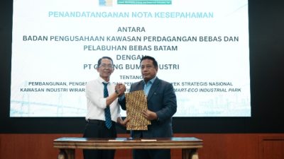 BP Batam Teken Nota Kesepakatan Pengembangan PSN Wiraraja Green Renewable Energy & Smart-Eco Industrial Park